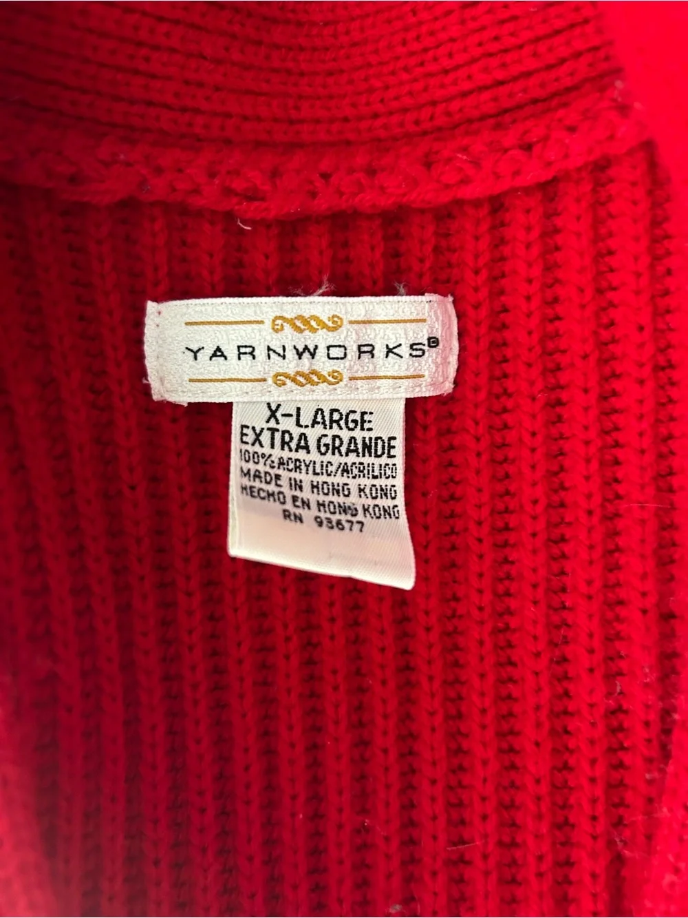 Yarnworks bright red